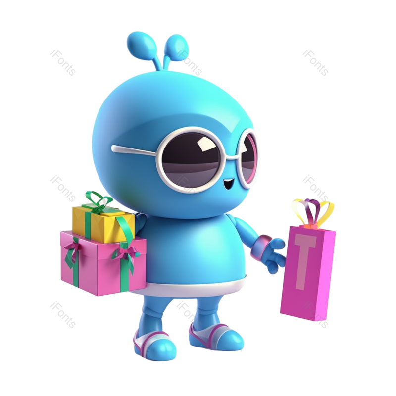 牙齿图片,插画元素,机器人PNG,可爱风免抠素材